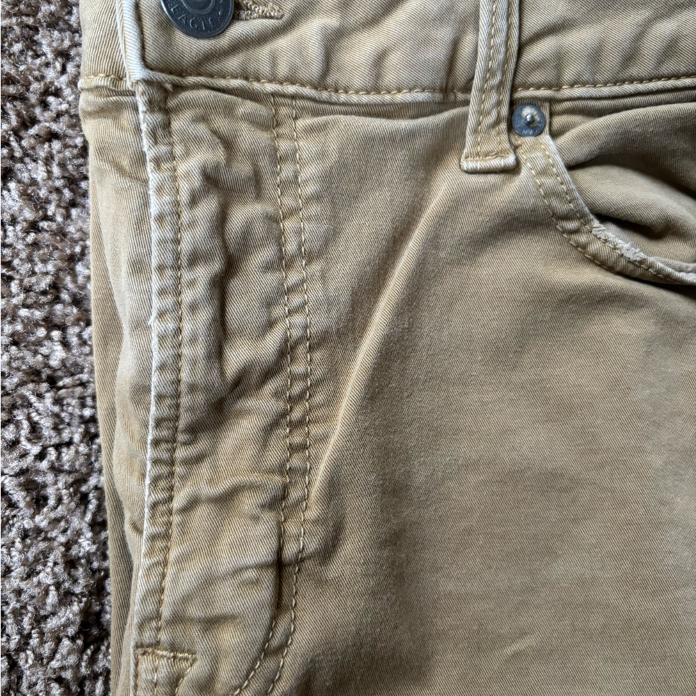 American Eagle Outfitter Flex Slim Straight Khaki Pants Men size 33 x 32 - Picture 8 of 8